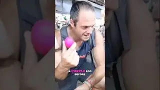 PURPLE EGGS IN THE PHILIPPINES ! Should we try them??? #travelvlog #filipinofood