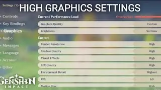 Genshin Impact mobile | High Graphics Settings Gameplay
