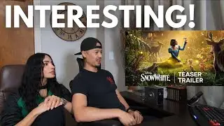 DISNEYS SNOW WHITE TEASER TRAILER! (Couple Reacts)