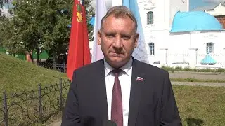 Глава г. о.  Зарайск Виктор Петрущенко поздравил с 878 годовщиной города.