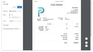 How to Print Invoice | PHP Radius