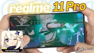 Realme 11 Pro Genshin Impact Gaming review | FPS & Battery Drain test