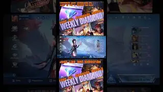 LIKE,SUBSCRIBE,COMMENT YOUR ML ID IN OUR VIDEO TO WIN 20+ DIAMONDS WEEKLY #mobilelegends #mlbbshorts