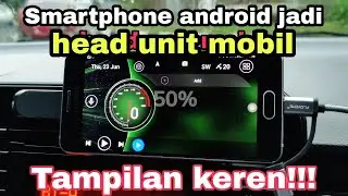 Head unit mobil dari HP android - Car Launcher