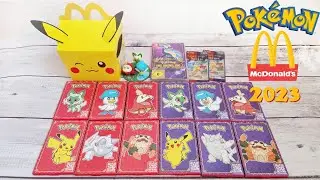 Opening all 12 McDonald's 2023 Pokemon Cards Booster Packs (German Cards)
