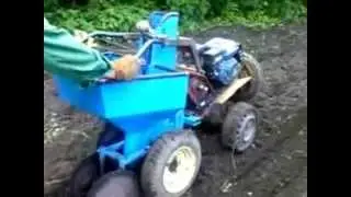 Картофелесажалка для мотоблока из утиля своими руками