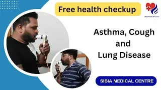 Free health checkup camp for asthma, cough, and lung disease। 5th June to 9th June 5pm to 8pm.