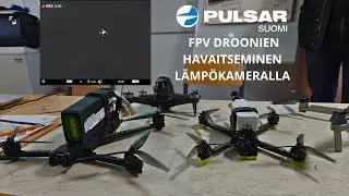Dronen metsästystä lämpökameralla - Drone hunting with thermal camera