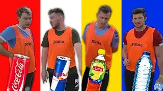 ЧТО БУДЕТ, ЕСЛИ ПИТЬ КОКА-КОЛУ, РЕД БУЛЛ ИГРАЯ В ФУТБОЛ