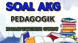 SOAL AKG KEMENAG BIDANG PEDAGOGIK KHUSUS GURU TAHUN 2024 | Rahayu Rbah