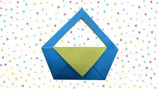 Easy Origami Tote Bag Tutorial - DIY How To Make Origami Tote Bag - Cute Origami Tote Bag For Female