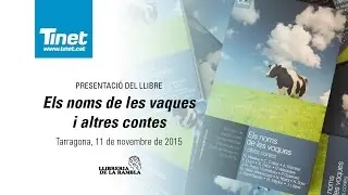 "Els noms de les vaques i altres contes", el llibre del 18è Premi TINET