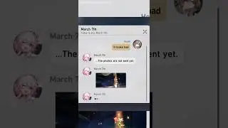 Hoshi criticizes March 7th's photo