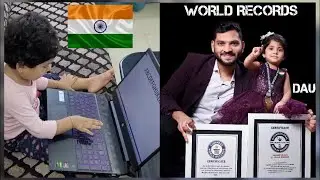World record by Indian Daughter & Dad in fastest typing!!!