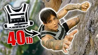 I Tried Rock Climbing With A 40LB Vest