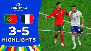 Portugal O - O France (3 - 5 Penalties) |Highlights |UEFA Euro | 6th July 2024