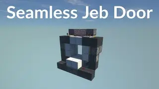 Minecraft Java | Seamless Jeb Door Tutorial