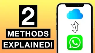 iPhone WhatsApp Backup EXPLAINED! (2 Methods)