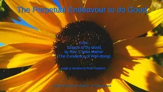 The Perpetual Endeavour to do Good
