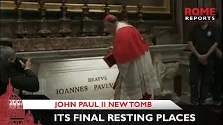 First Images of John Paul II's new tomb