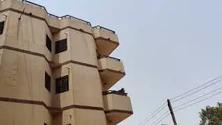 Siang hari di kota khartoum, sudan