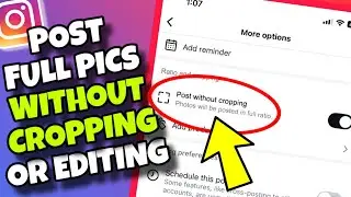 (NEW UPDATE) How to Upload Full Photos WITHOUT Cropping / Editing on Instagram