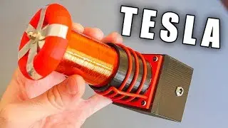 Homemade Mini Tesla Coil on 3D Printer [Project ASE-1200]