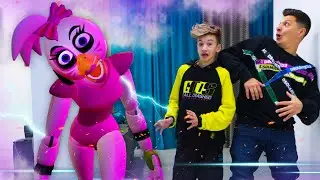 New FNAF and Freddy in Real Life FIVE NIGHT at Freddy's SECURITY BREACH pcs Real Life