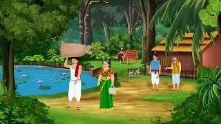 बुद्धि और किस्मत का बंटवारा | Hindi Story | Moral Story | Hindi Kahani | Cartoon story |
