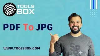 How To Convert PDF To JPG | WWW.TOOLSBOX.COM