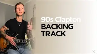 90s Clapton | Guitar Backing Track Jam In A