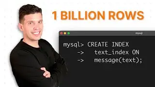 Creating a 100 gigabyte index on 1 billion+ rows