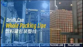 Can Automated Packaging Whole Line | Lilan End-of-Line System Thailand