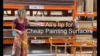 Ali's Tip for Cheap Painting Surfaces