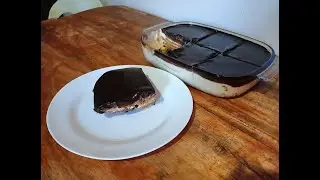 No Bake Boston Cream Cake