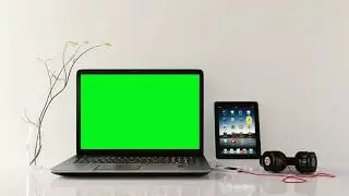 [No Copyright] Laptop Free green screen 