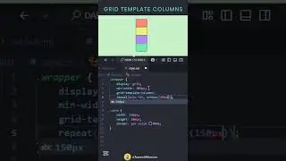 The grid template columns property | Creating columns with CSS Grid | CSS Grid Column | CodeMinds
