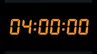 TEMPORIZADOR 4 HORAS | Cuenta atrás 4h