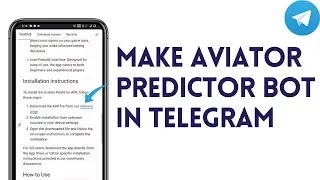 HOW TO MAKE AVIATOR PREDICTOR BOT IN TELEGRAM 2025! FULL GUIDE