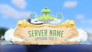 Minecraft Server Logo - Skyblock | Created in Photoshop CC