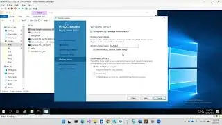 Install MySQL in Windows Server