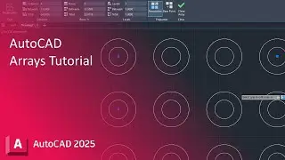 AutoCAD ARRAY Tutorial For BEGINNERS!