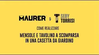 Come realizzare tavolino a scomparsa e mensole in una casetta da giardino