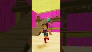 Roblox Barry's Prison Chase and Jumpscare 🤣💀 #shorts Roblox Obby rainbow