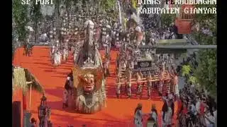 Pawai Ogoh-Ogoh HUT Kota Gianyar (atcs Dishub kota Gianyar)