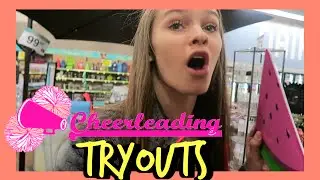 🎀SCHOOL CHEER TRYOUTS!🎀 | VLOG | Emma & Ellie