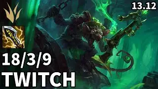 Twitch Jungle vs Ivern - EUW Master | Patch 13.12