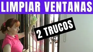 Dos trucos para limpiar las ventanas correderas
