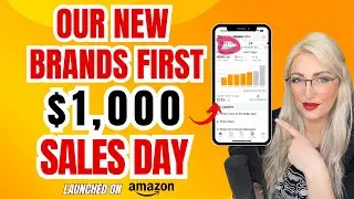 First $1,000 Sales Day on Amazon FBA with $370 PPC Spend! 🚀 | Brand Reveal Countdown!