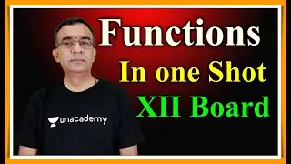 Class 12 Relations and functions one shot ,One-One Many One Onto Into Functions, R B Classes